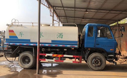 二手東風145國五帶手續12噸灑水車3