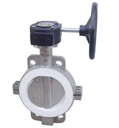 蝸輪對夾不銹鋼蝶閥 蝸輪對夾不銹鋼蝶閥