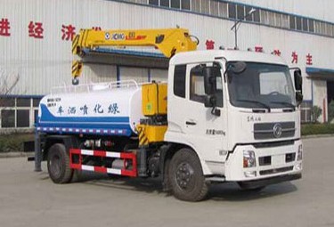 隨車吊灑水車圖片 隨車吊灑水車圖片